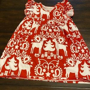 Sz 5 T reindeer dress